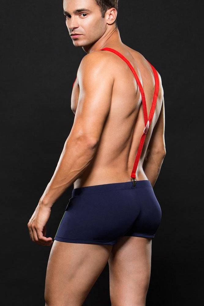 X-Gen - BLEC02 - Fireman Briefs with Suspenders - Stag Shop