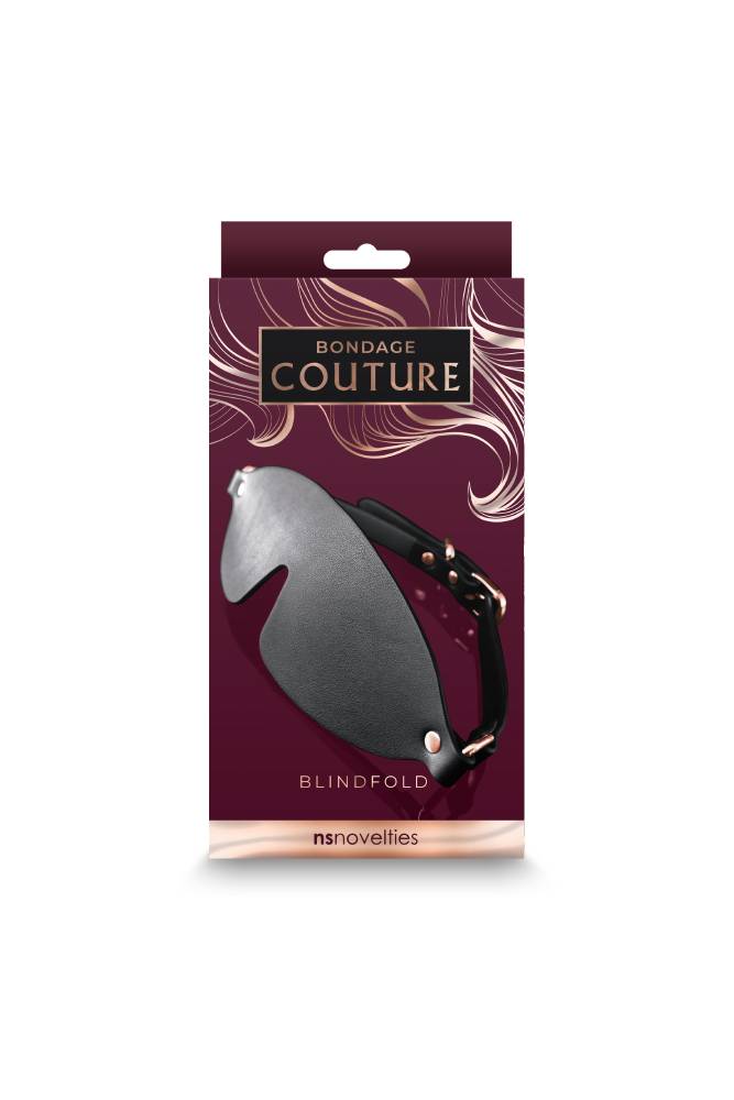 NS Novelties - Bondage Couture - Blindfold - Black - Stag Shop