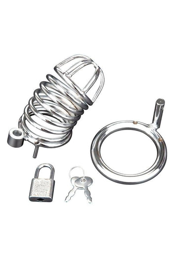 Electric Eel - Blue Line - Deluxe Chastity Cock Cage - Stag Shop
