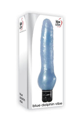 Adam & Eve - Blue Dolphin Vibrator - Glitter Blue - Stag Shop