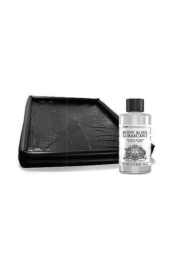 Shots Toys - Body Slide Deluxe Massage Kit - Black - Stag Shop