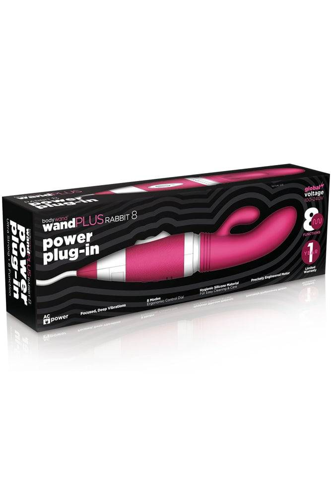 Bodywand - Plus - Rabbit 8 Power Plug In Wand - Pink - Stag Shop