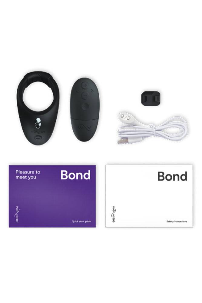 We-Vibe - Bond - Quick Release Vibrating Cock Ring - Black - Stag Shop