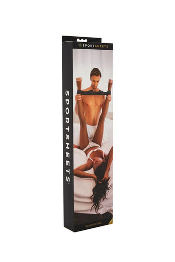 Sportsheets - Bondage Bar Leg Restraint - Black - Stag Shop