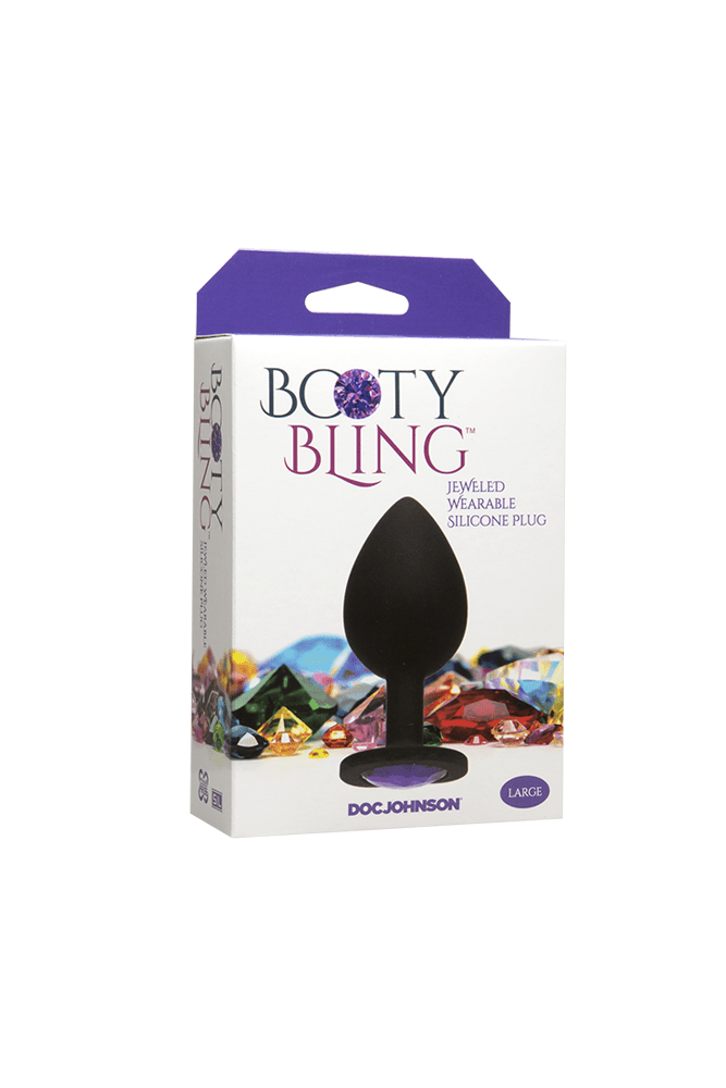 Doc Johnson - Booty Bling Large Butt Plug - Assorted - Stag Shop