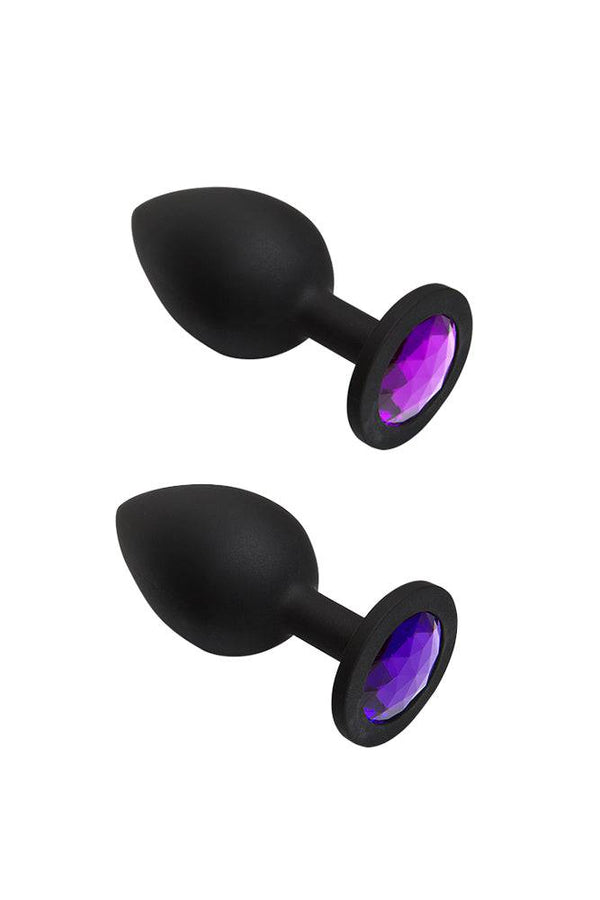 Doc Johnson - Booty Bling Large Butt Plug - Assorted - Stag Shop