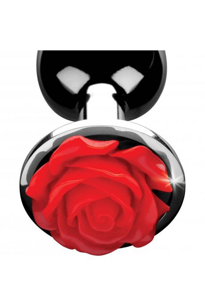 XR Brands - Booty Sparks - Red Rose - Anal Plug - Small - Stag Shop