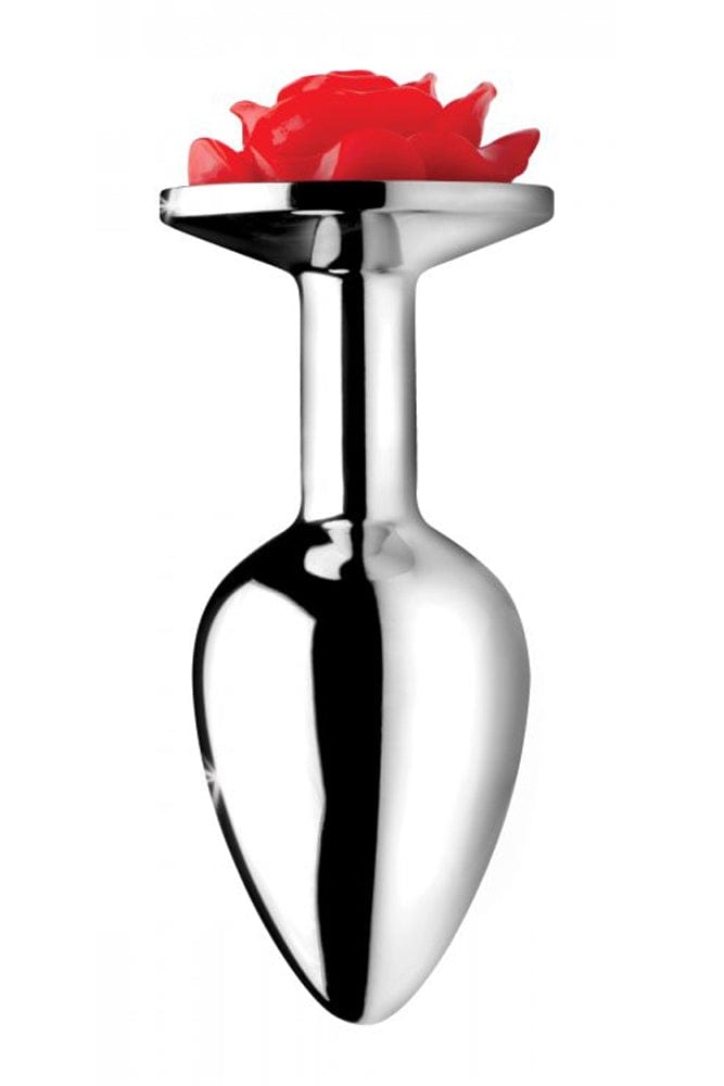 XR Brands - Booty Sparks - Red Rose - Anal Plug - Large - Stag Shop