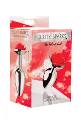 XR Brands - Booty Sparks - Red Rose - Anal Plug - Small - Stag Shop