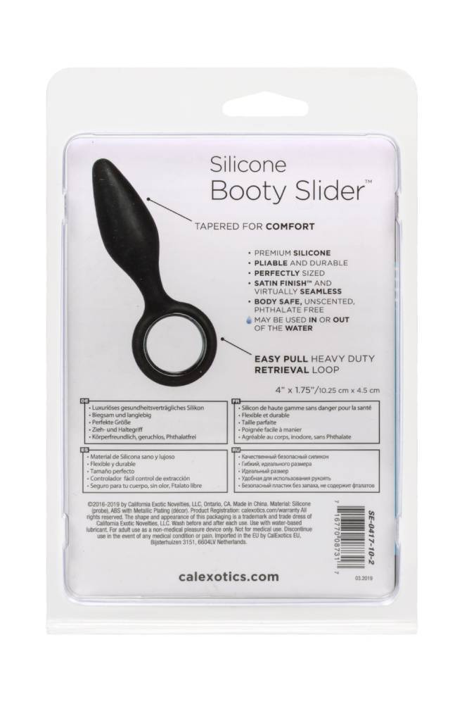 Cal Exotics - Booty Slider - Butt Plug - Black - Stag Shop