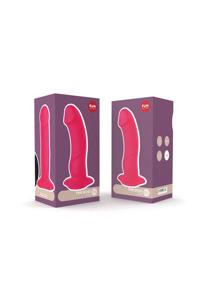 Fun Factory - The Boss Stubs Realistic Dildo - Pink - Stag Shop