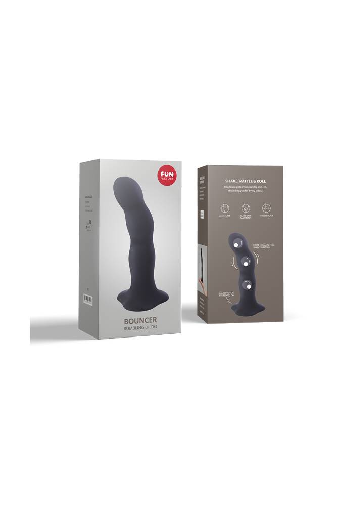 Fun Factory - Bouncer Dildo - Black - Stag Shop