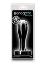 Ns Novelties - Renegade - Bowler Anal Plug - Large - Black - Stag Shop