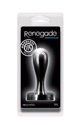 Ns Novelties - Renegade - Bowler Anal Plug - Medium - Black - Stag Shop
