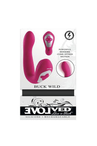 Thumbnail for Evolved - Buck Wild Thumping Dual Vibrator - Pink - Stag Shop