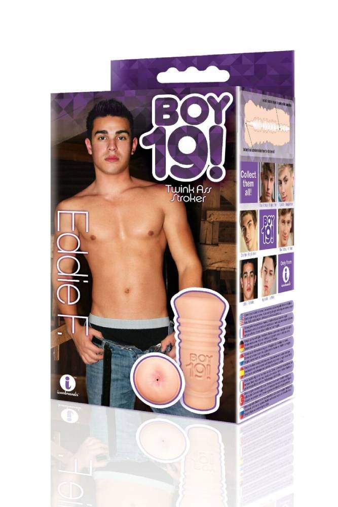 Icon Brands - BOY 19 Teen Twink - Eddie F. - Custom Anal Masturbator - Stag Shop
