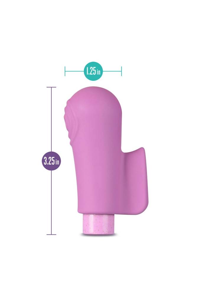 Blush Novelties - Gaia - Eco Delight Finger Vibrator - Purple - Stag Shop