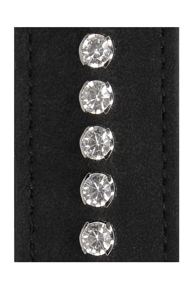 Ouch by Shots - Diamond Studded Paddle - Black - Stag Shop