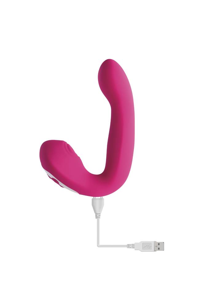 Evolved - Buck Wild Thumping Dual Vibrator - Pink - Stag Shop