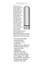 Adam & Eve - Eve's Rechargeable Silver Metal Bullet - Stag Shop