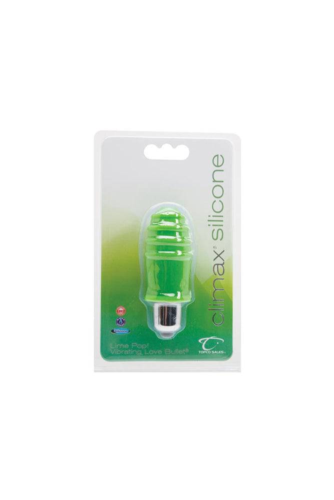 Topco - Climax - Silicone Vibrating Bullet Pop - Assorted Colours - Stag Shop