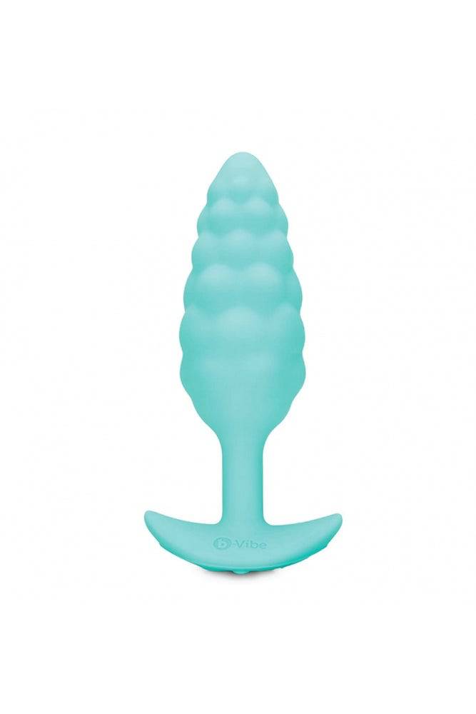 b-Vibe - Bump Textured Vibrating Butt Plug - Mint - Stag Shop