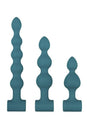 Adam & Eve - Vibrating Bumpy Bead Set - Teal - Stag Shop