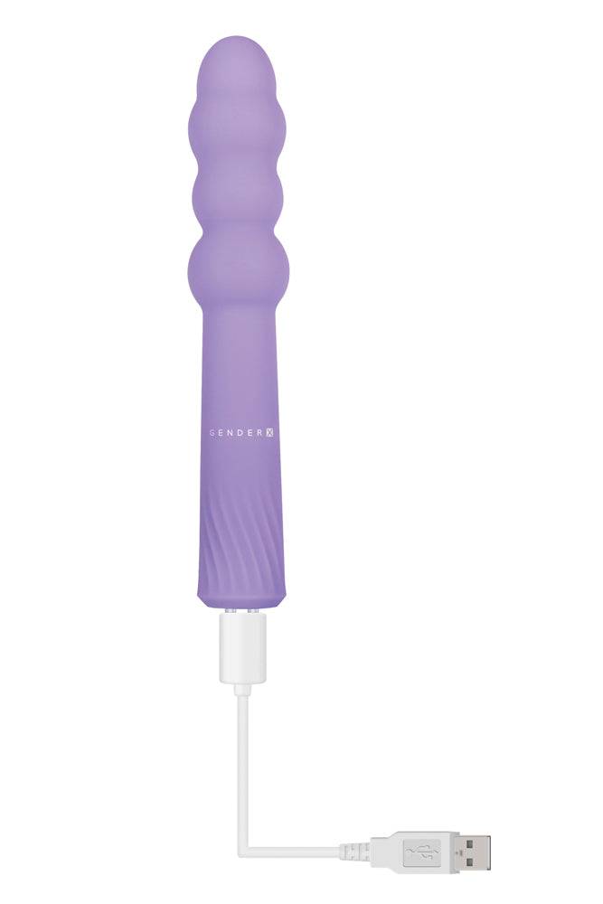 Evolved - Gender X - Bumpy Ride Flexible Vibrator - Purple - Stag Shop