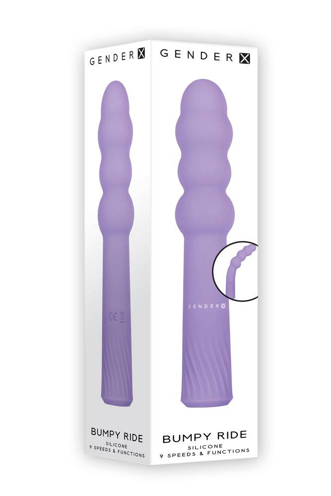 Evolved - Gender X - Bumpy Ride Flexible Vibrator - Purple - Stag Shop
