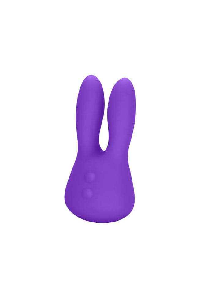 Cal Exotics - Mini Marvels - Silicone Marvelous Bunny Vibrator - Purple - Stag Shop