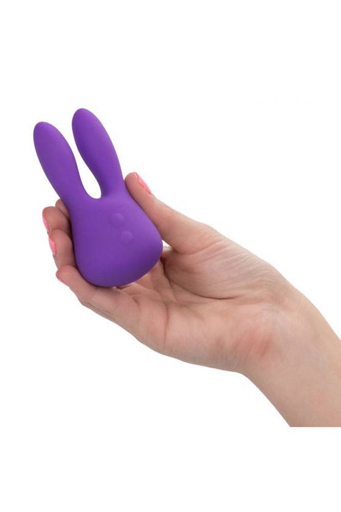 Cal Exotics - Mini Marvels - Silicone Marvelous Bunny Vibrator - Purple - Stag Shop