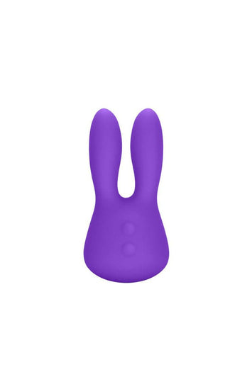 Cal Exotics - Mini Marvels - Silicone Marvelous Bunny Vibrator - Purple - Stag Shop