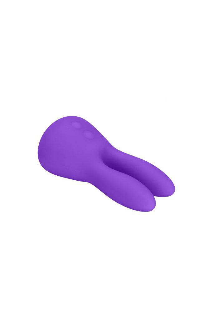 Cal Exotics - Mini Marvels - Silicone Marvelous Bunny Vibrator - Purple - Stag Shop