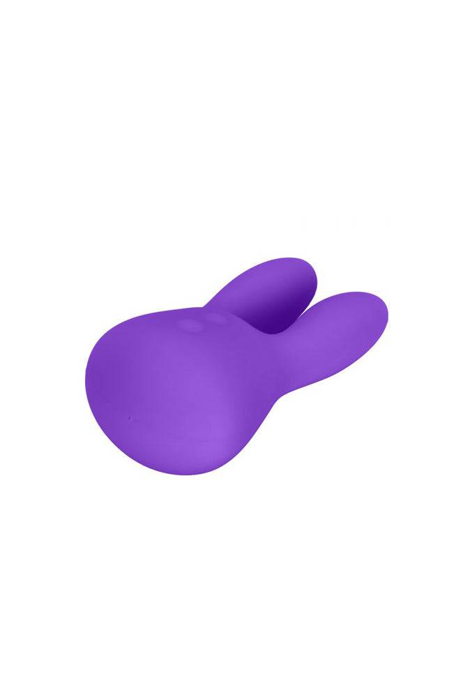 Cal Exotics - Mini Marvels - Silicone Marvelous Bunny Vibrator - Purple - Stag Shop