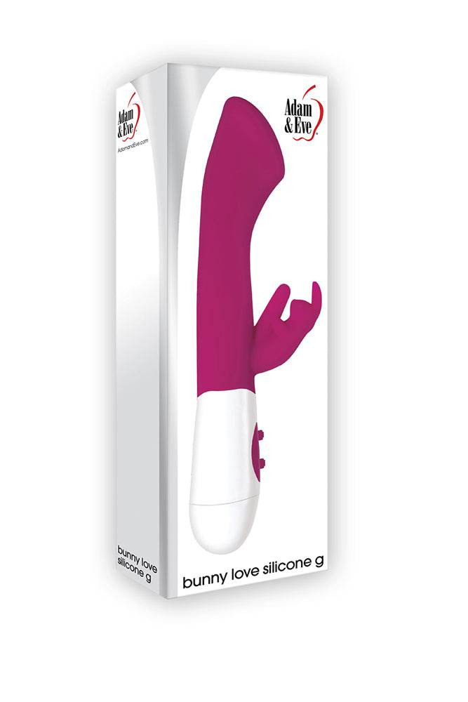 Adam & Eve - Bunny Love Silicone G Vibrator - Pink - Stag Shop