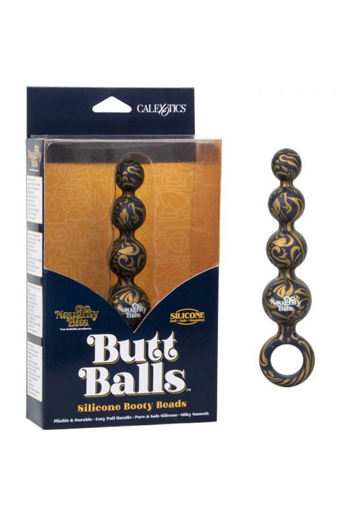 Cal Exotics - Naughty Bits - Butt Balls Silicone Booty Beads - Stag Shop