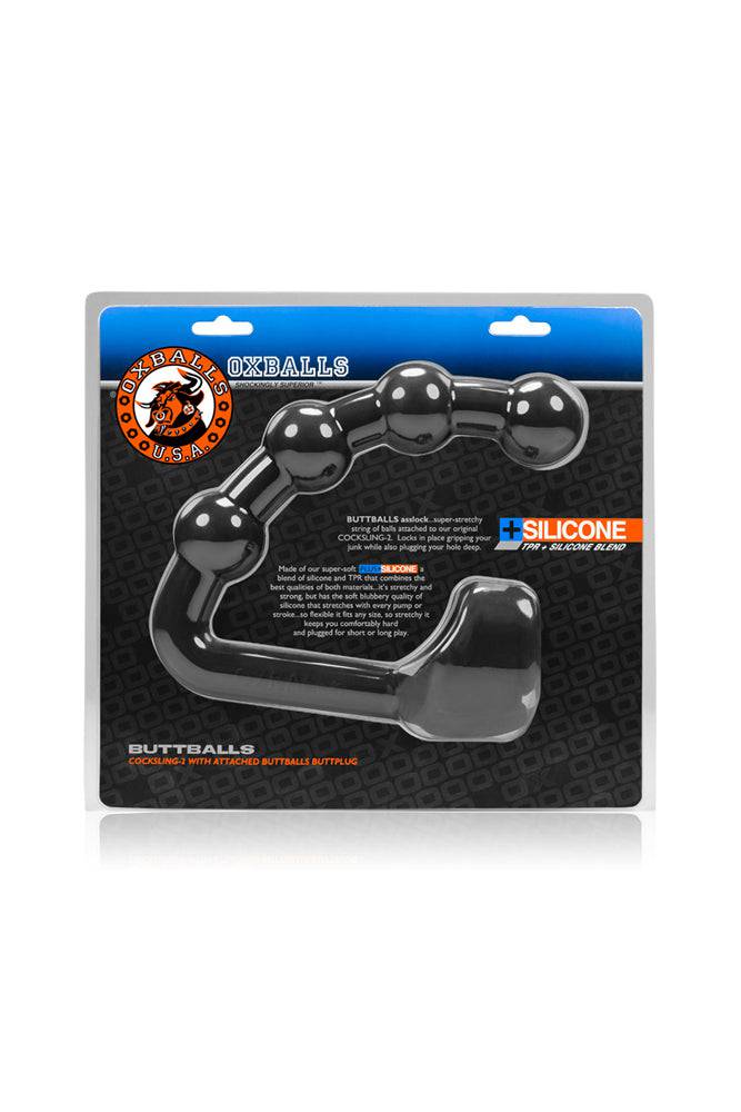 Oxballs - Buttballs Asslock & Cocksling - Black - Stag Shop