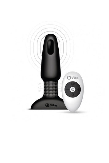 b-Vibe - Rimming 2 Butt Plug - Black - Stag Shop