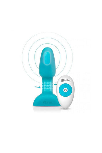 b-Vibe - Rimming Butt Plug Petite - Teal - Stag Shop