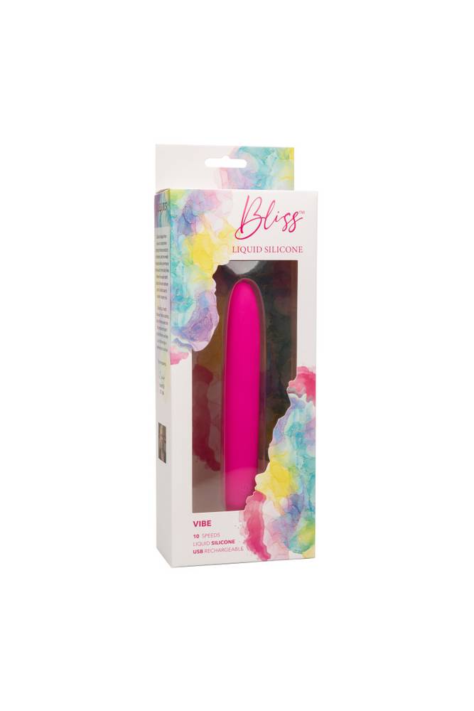 Cal Exotics - Bliss - Liquid Silicone Vibrator - Pink - Stag Shop
