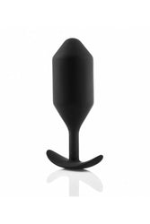 B-Vibe - Snug Plug 5 - Weighted Butt Plug - Black - Stag Shop