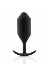 B-Vibe - Snug Plug 5 - Weighted Butt Plug - Black - Stag Shop
