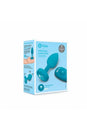 B-Vibe - Remote Control Vibrating Jewel Butt Plug - S/M - Blue - Stag Shop