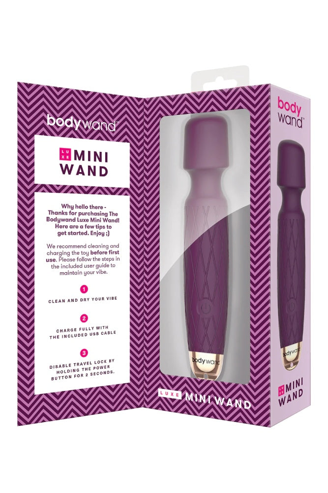 Bodywand - Luxe Mini Wand Massager - Purple - Stag Shop