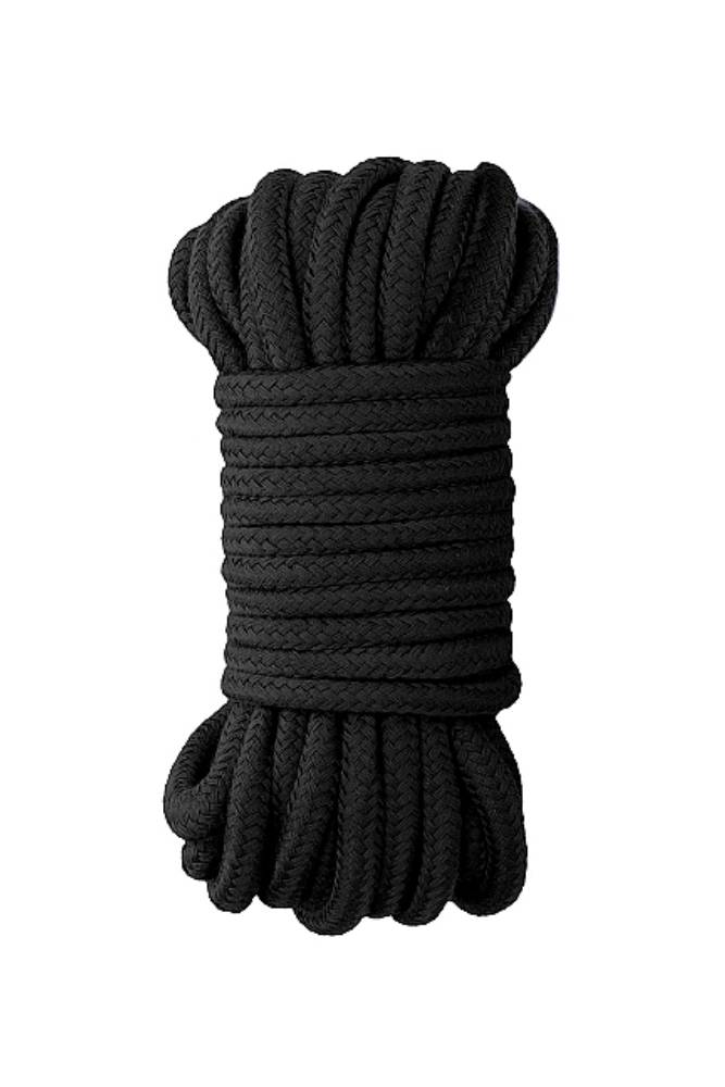 Ouch by Shots Toys - Black & White - Japanese Rope 10 Meters - Black - Stag Shop