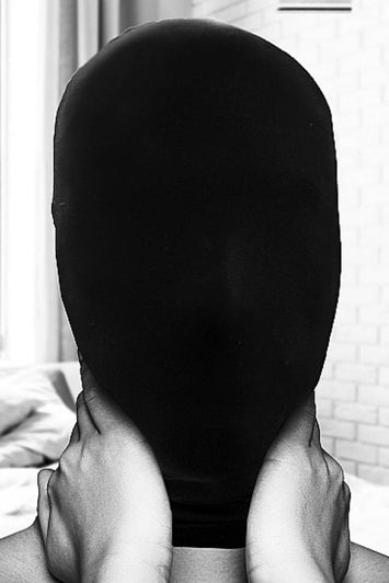 Ouch by Shots Toys - Black & White - Subjugation Mask - Black - Stag Shop