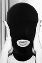 Ouch by Shots Toys - Black & White - Submission Mask - Black - Stag Shop