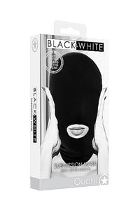 Thumbnail for Ouch by Shots Toys - Black & White - Submission Mask - Black - Stag Shop