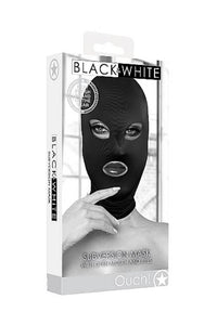 Thumbnail for Ouch by Shots Toys - Black & White - Subversion Mask - Black - Stag Shop