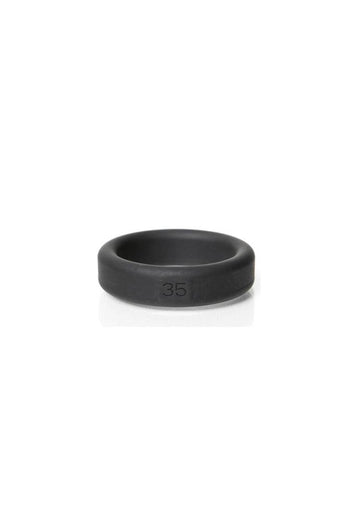 Channel 1 Releasing - Boneyard - 5-Piece Silicone Cock Ring Set - Black - Stag Shop